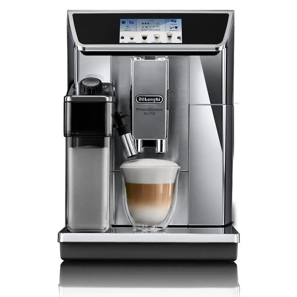DeLonghi Coffee Machine ECAM 656.75.MS Stainless Steel and Black by De'Longhi