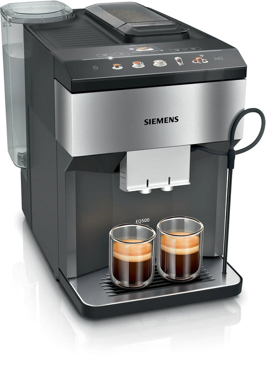 Siemens EQ.500 Classic Connect TP516RX3 Kaffeevollautomat Schwarz Edelstahl