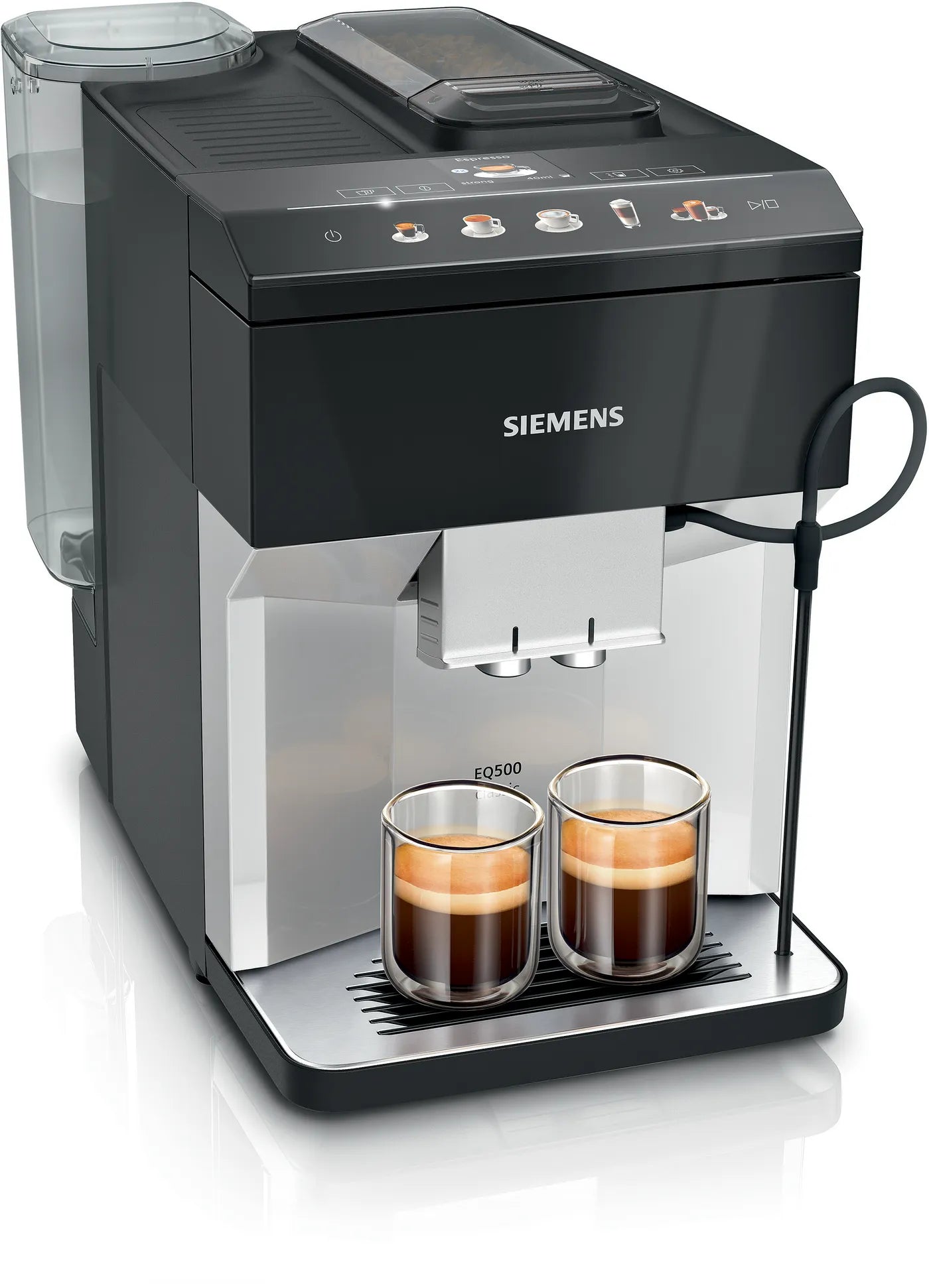 Siemens EQ.500 Classic TP515R01 Kaffeeautomat Silber-Schwarz
