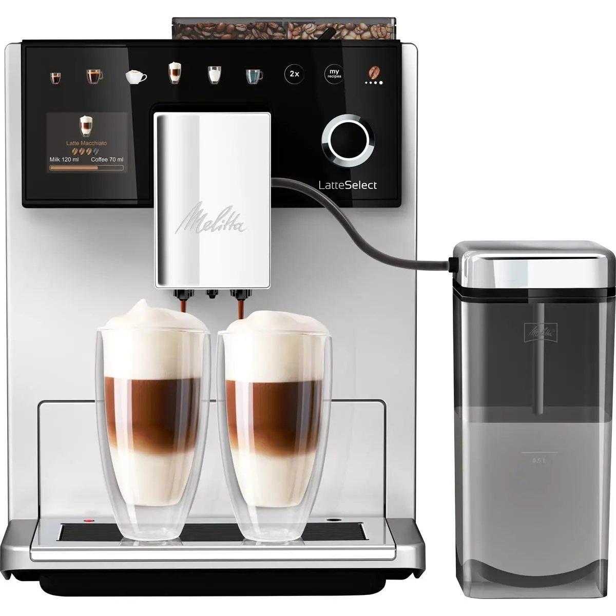 Melitta Coffee Machine F630-211 Automatic Bean To Cup Silver by Melitta
