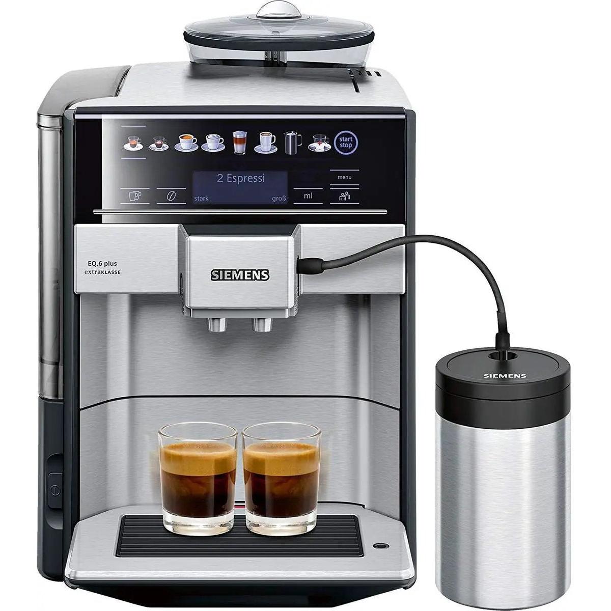 Siemens Coffee Machine TE657F03DE EQ.6 Plus ExtraKlasse Stainless Steel by Siemens