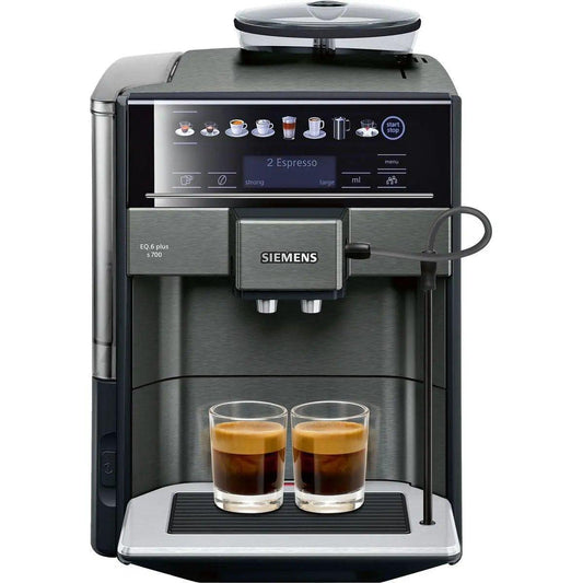 Siemens Bean to Cup Coffee Machine EQ.6 Plus S700 1.7L Stainless Steel by Siemens