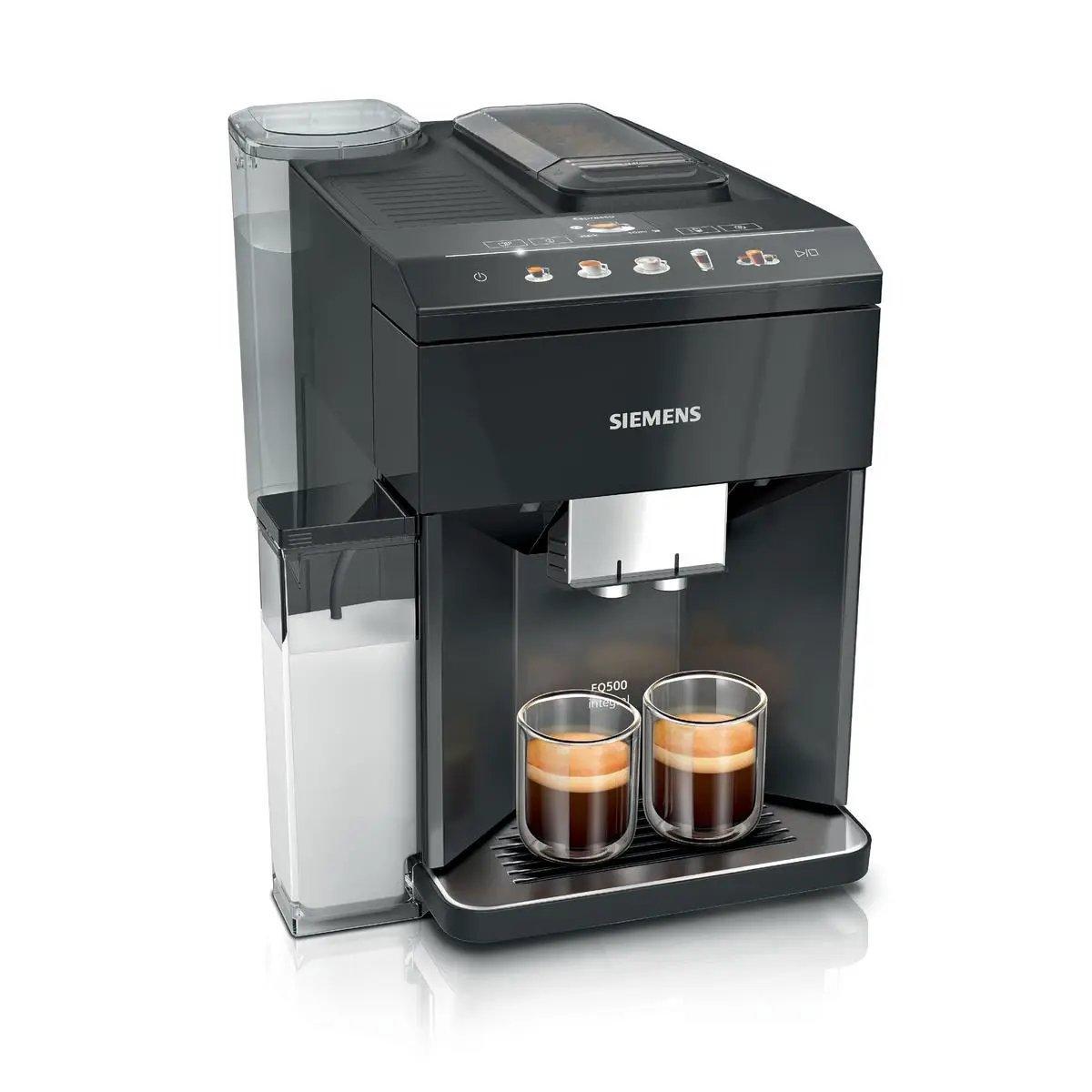 Siemens Coffee Machine EQ500 TQ515D09 Piano Black by Siemens