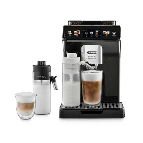 De'Longhi Coffee Maker ECAM 450.55.G 19 Bar Pump Pressure Built-in Milk Frother by De'Longhi