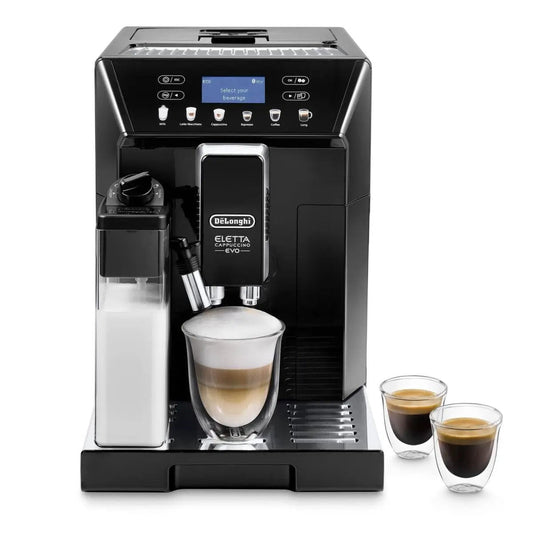 DeLonghi Coffee Machine ECAM46.860.B Automatic Black With Milk Frother by De'Longhi