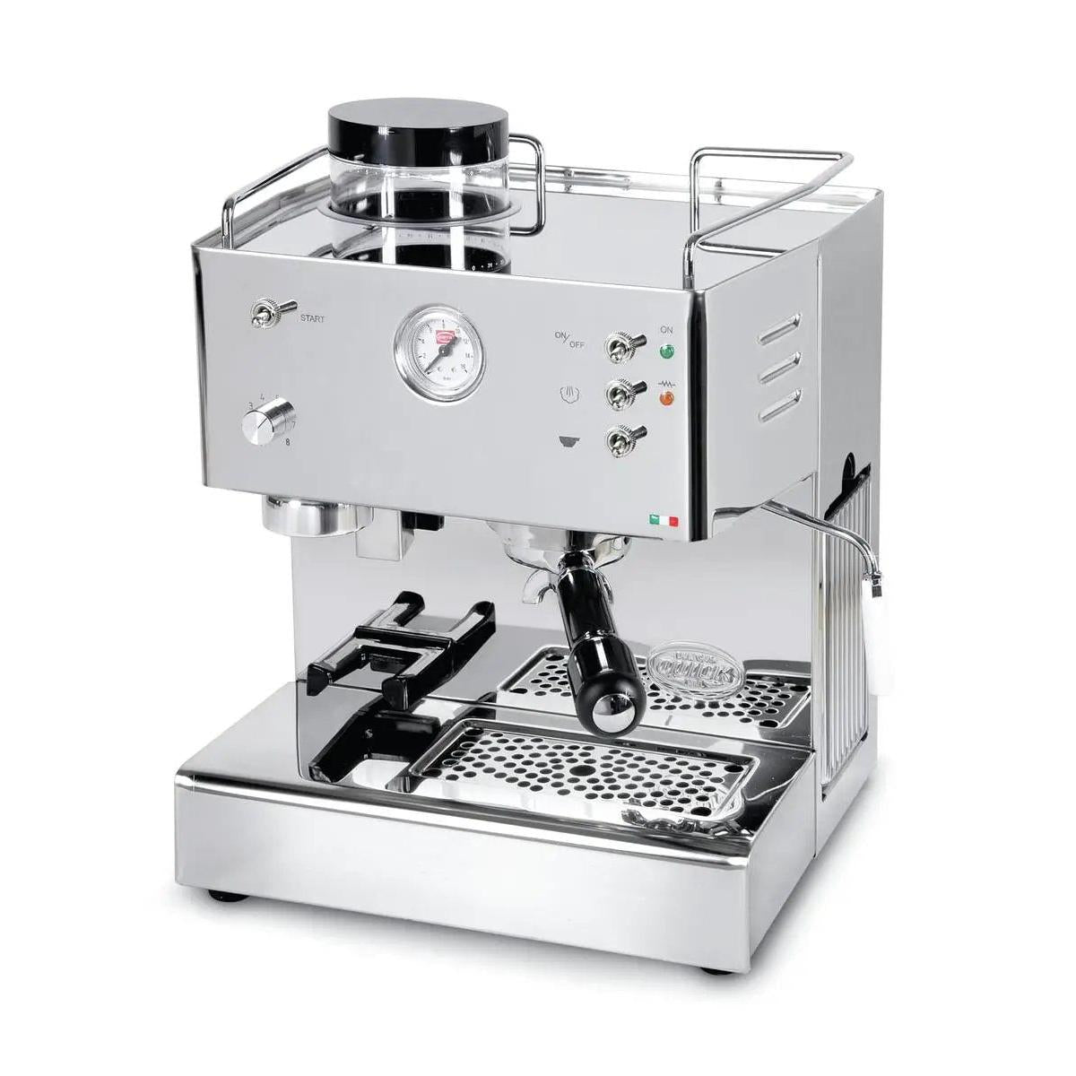 Quick Mill Espresso Machine Pegaso 3035 Stainless Steel Built-in Grinder by Quick Mill