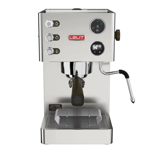 Lelit Espresso Coffee Machine PL91T Brushed Stainless Steel 58 mm Filter Holder by Lelit