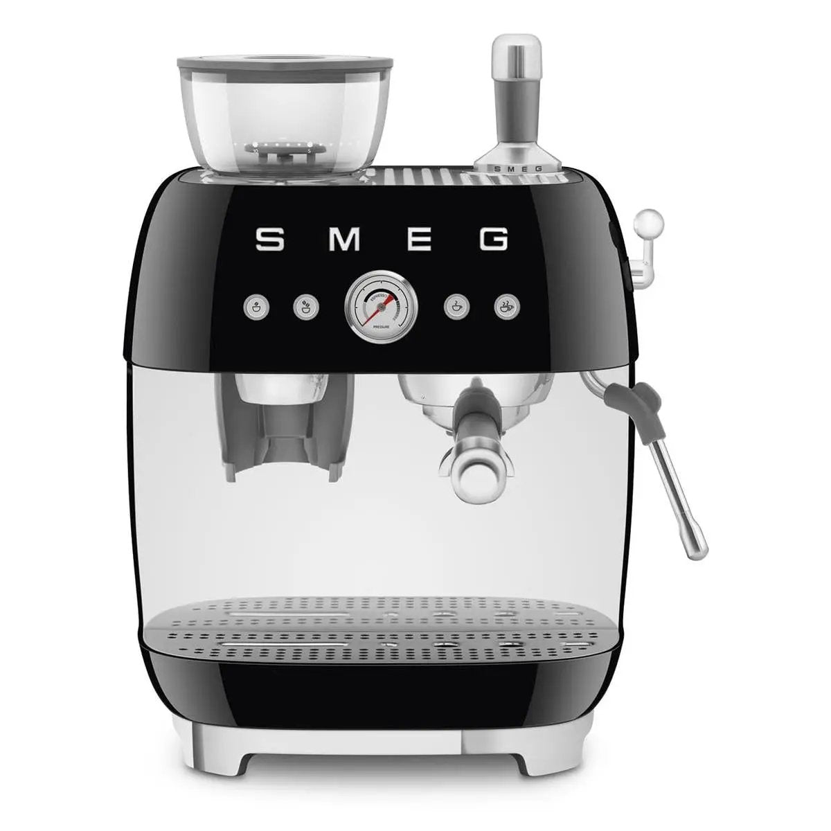 Smeg Coffee Maker EGF03BLEU 50's Style 1650 W Black by Smeg