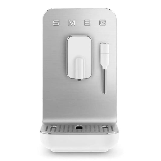 Smeg Espresso Coffee Machine BCC12WHMEU White Automatic with Milk Frother by Smeg