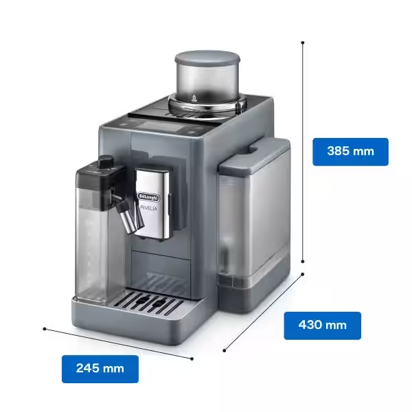 De'Longhi Rivelia Pebble Grey Kaffeeautomat