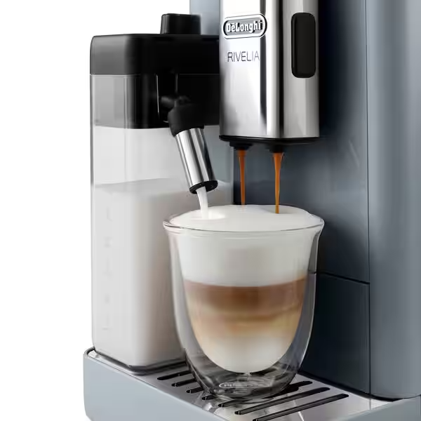De'Longhi Rivelia Pebble Grey Kaffeeautomat
