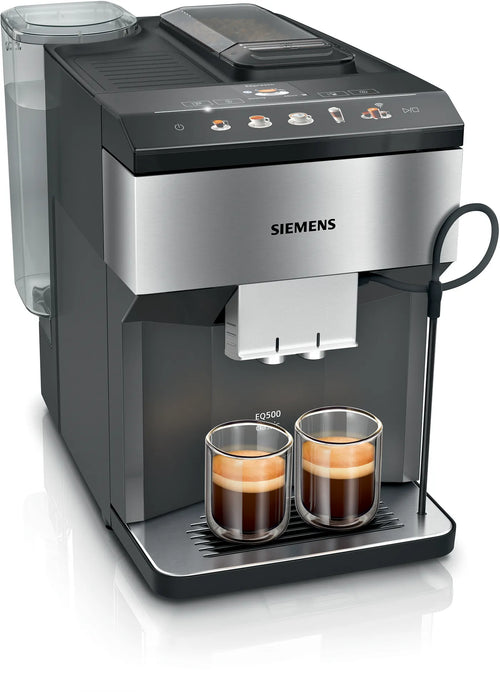 Siemens EQ.500 Classic Connect TP516RX3 Kaffeevollautomat Schwarz Edelstahl