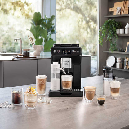 De'Longhi Eletta Explore ECAM450.65.G Schwarz Mit Cold Brew Funktion Vollautomatische Espressomaschine