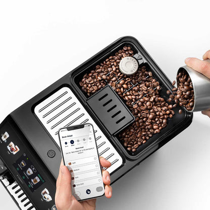 De'Longhi Eletta Explore Titanium Kaffeevollautomat ECAM450.86.T Mit Cold Brew System Milchaufschäumer