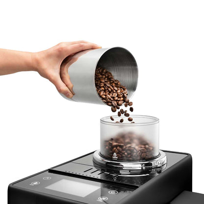 De'Longhi Rivelia Onyx Black Vollautomatische Espressomaschine Mit Bean-Wechselsystem Und Mahlwerk