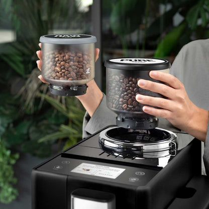 De'Longhi Rivelia Onyx Black Vollautomatische Espressomaschine Mit Bean-Wechselsystem Und Mahlwerk